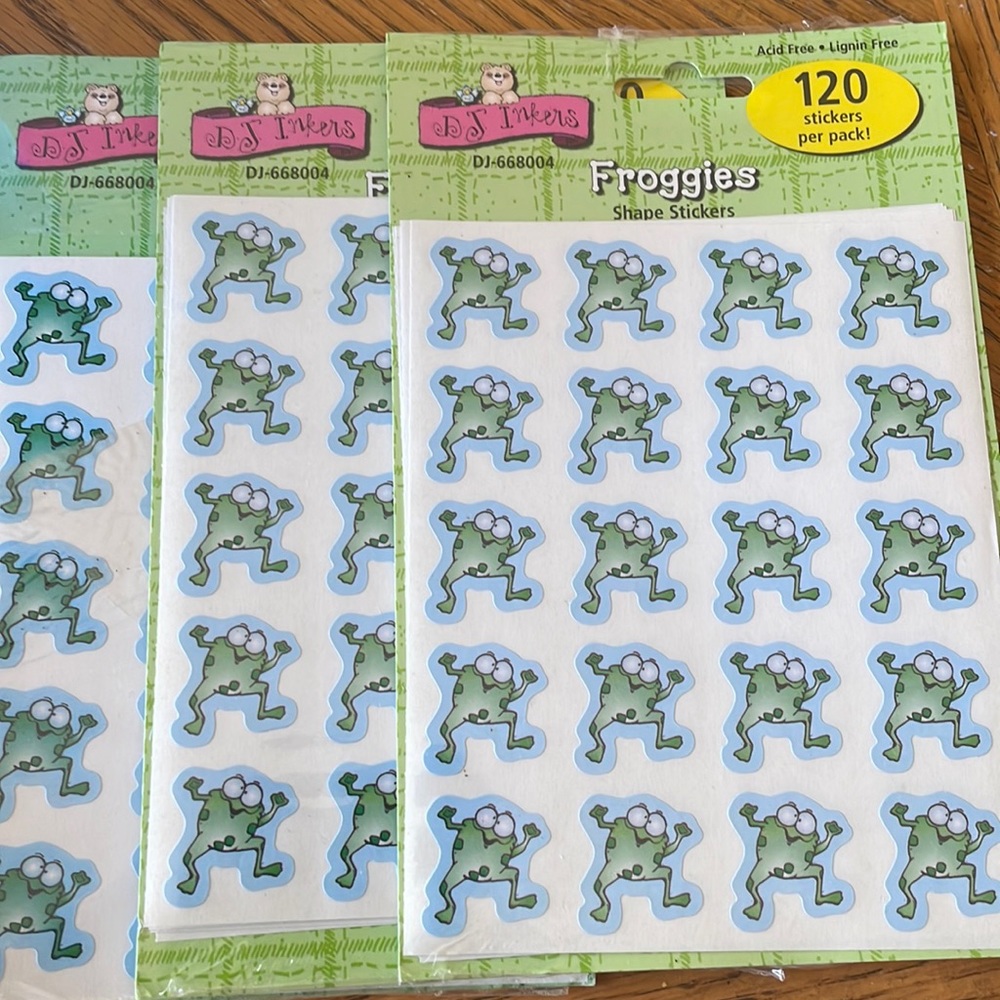 Froggies Stickers (Carson-Dellosa)